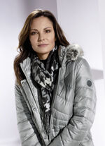 Schal mit Hahnentritt-Dessin 