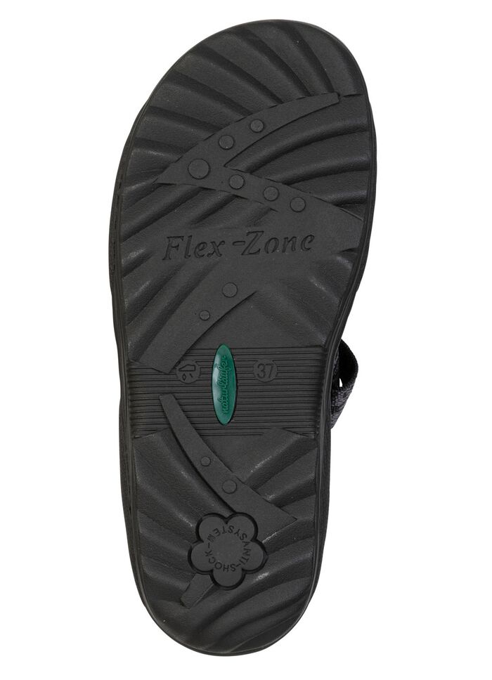 ELENA EDEN, sportliche Damen-Sandalen, Weite G, mit Klettverschluss DUNKELBLAU