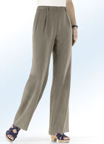 Hose in bequemer Weite OLIV