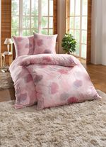 Microfaser-Bettw&auml;sche-Garnitur, 4-teilig, mit Rei&szlig;verschluss 