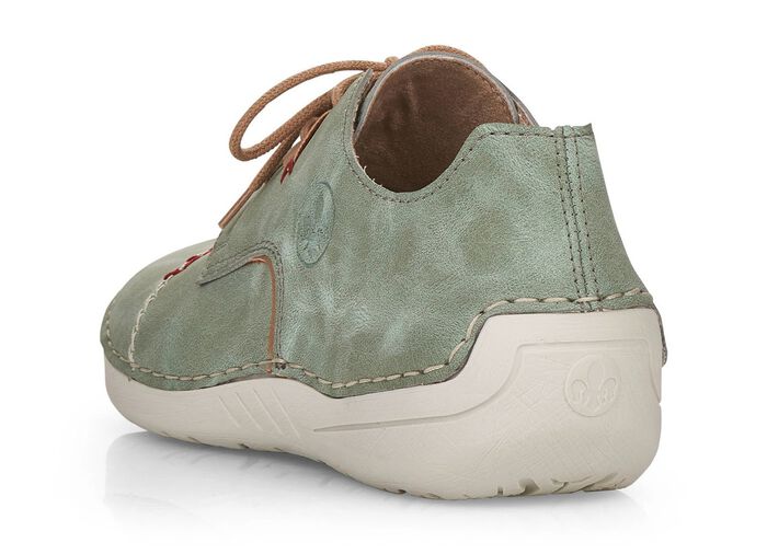 Rieker Schn&uuml;rschuh mit Ziernaht MINT