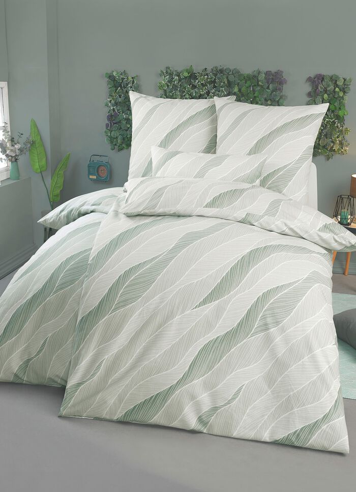 Bettwäsche-Garnitur in Flanell-Qualität 