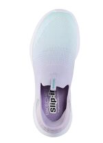 SKECHERS Slipper mit geformter Slip-Ins Fersenplatte FLIEDER-T&Uuml;RKIS