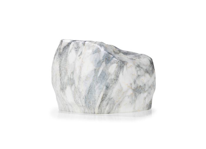 Pflanzen&uuml;bertopf von Botanyia in edler Naturstein-Optik MARMORGRAU