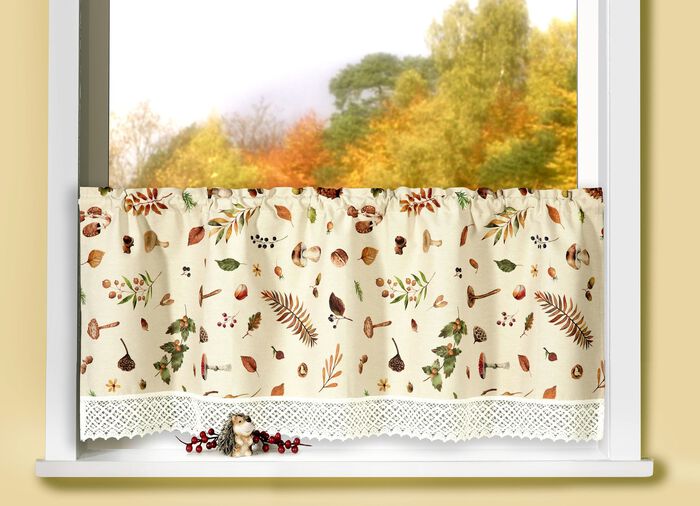 Kurzstore Herbst mit hochwertiger H&auml;kelspitze 