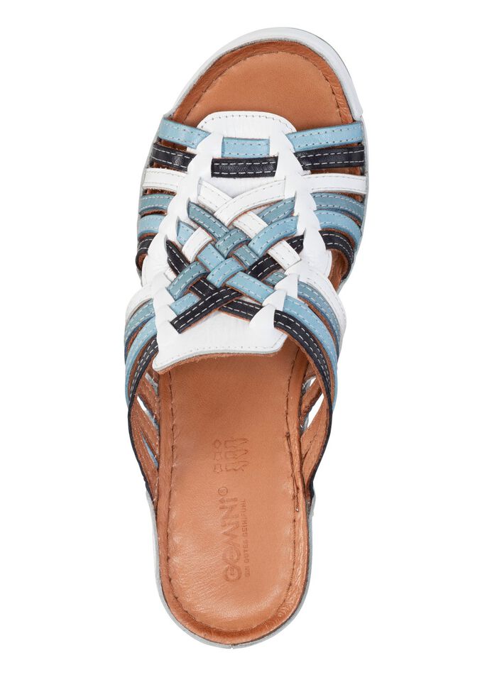 Gemini Pantolette mit raffinerten Flechtriemchen 