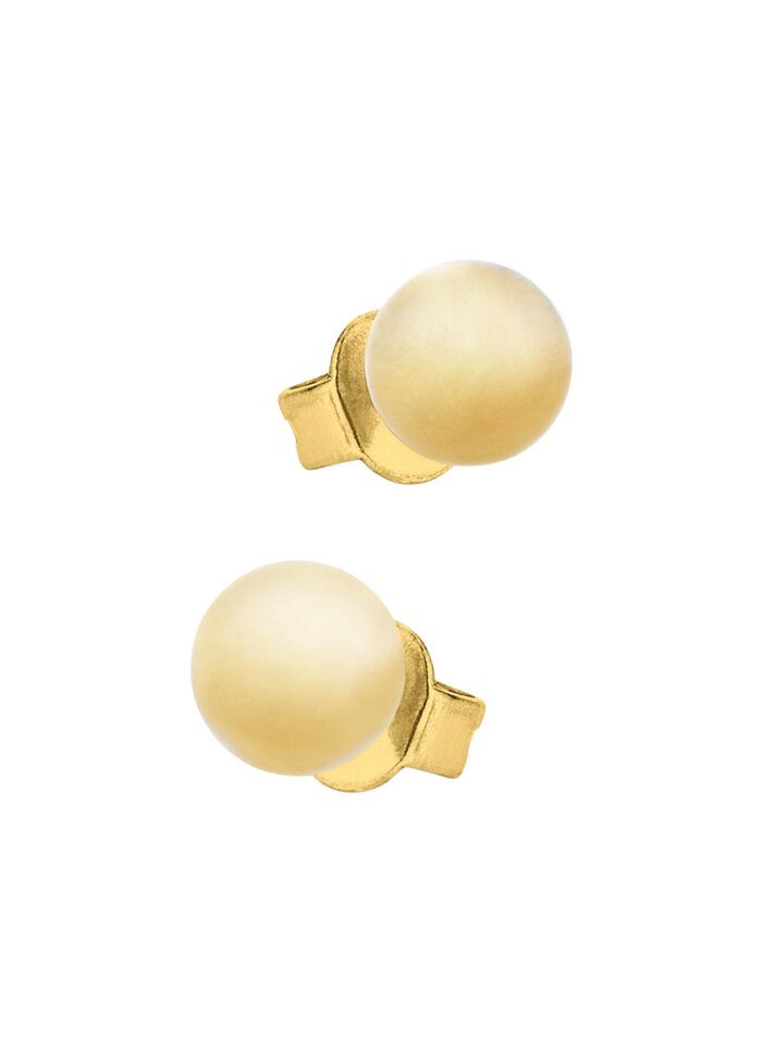 Kleine aber feine Kugel-Ohrstecker aus Titan 