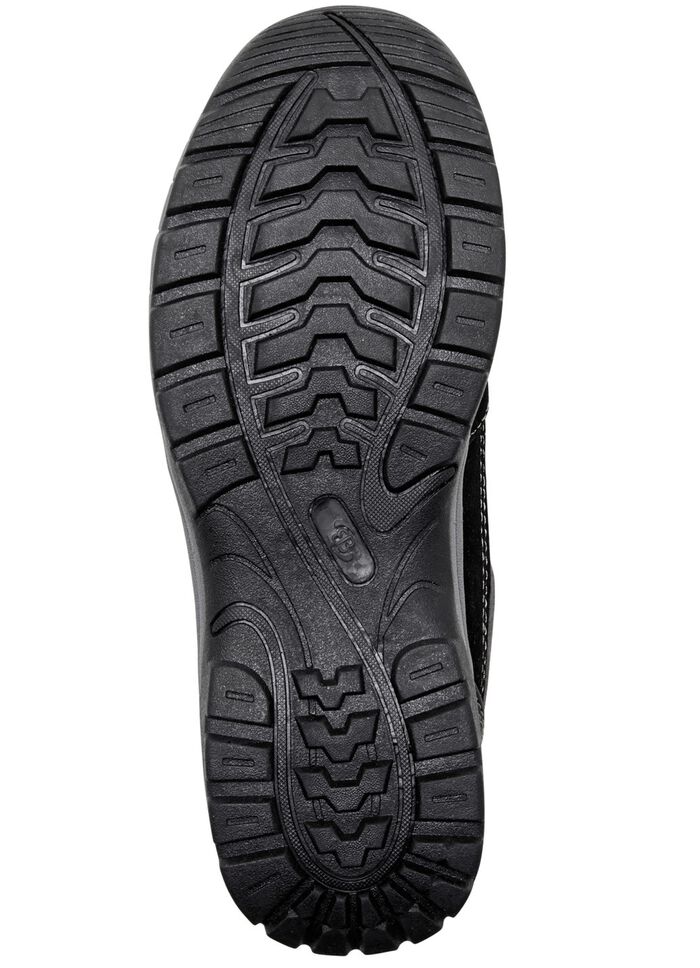 Sportliche Herren-Slipper, mit herausnehmbarem Fu&szlig;bett SCHWARZ-GRAU