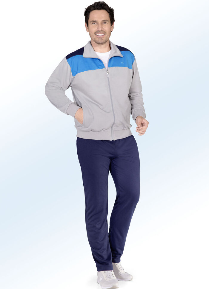 Freizeitanzug mit Rei&szlig;verschluss-Taschen 