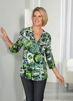 Shirt-Tunika mit aufspringenden F&auml;ltchen 