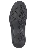 Schn&uuml;r-Bootie mit Wechselfu&szlig;bett SCHWARZ