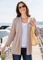 Strickjacke in sehr weicher Qualit&auml;t 