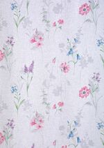 Dekoschal mit Blumen-Motiven 