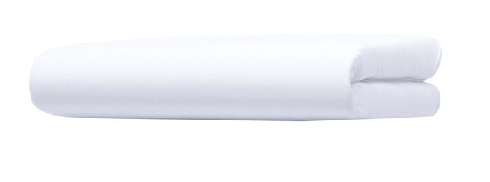 Hochwertiges Flausch-Biber-Betttuch aus Baumwolle WEISS
