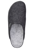 Komfortable, Herren-Hausschuhe, aus Wollfilz ANTHRAZIT