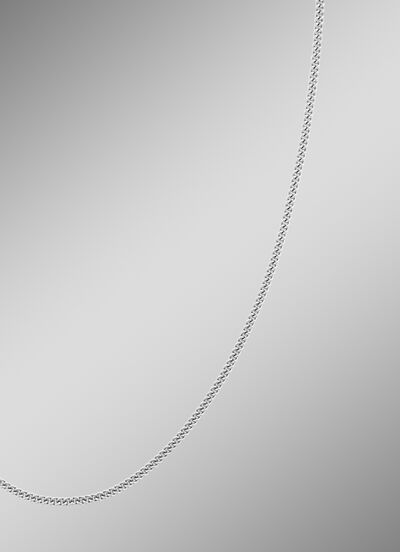 Klassische Panzerkette aus Platin 950/- fein 