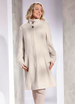 Kurzmantel mit abnehmbarem Schal 