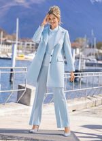 Kurzmantel mit Reverskragen HELLBLAU