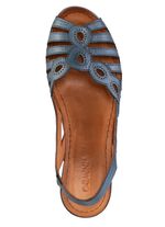 Gemini, klassische Damen-Sandaletten, Weite G, aus Leder JEANS