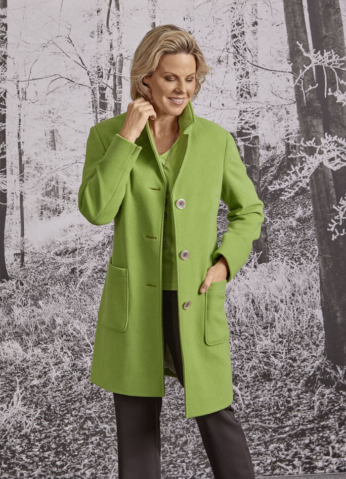 Kurzmantel mit Reverskragen 