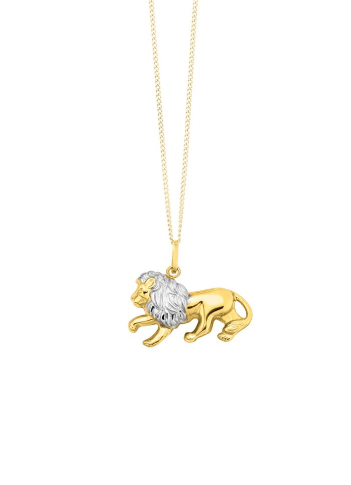 L&ouml;wen-Anh&auml;nger in Bicolor 