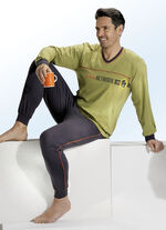 Zweierpack Schlafanz&uuml;ge im Vorteilspack mit V-Ausschnitt 