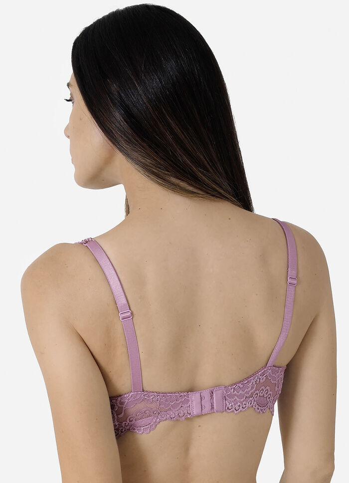 Sassa Zweierpack Bügel-BH aus Elastikspitze 1X KROKUS, 1X PUDER