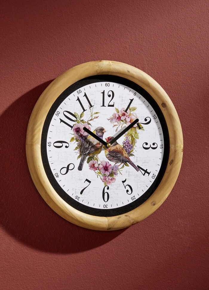 Wanduhr V&ouml;gel 