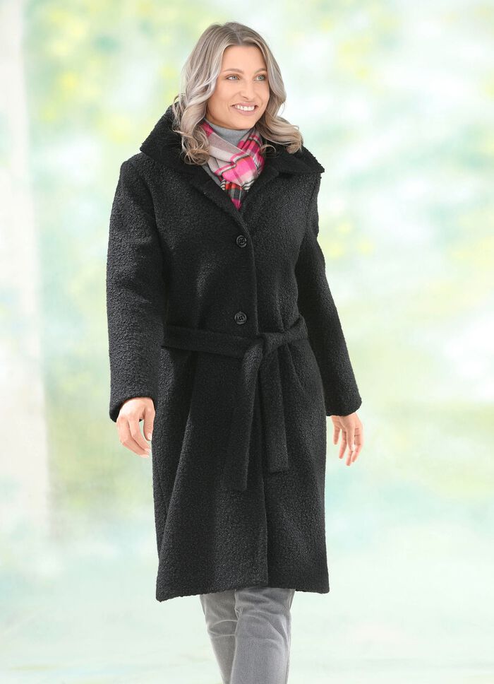 Mantel mit G&uuml;rtel 