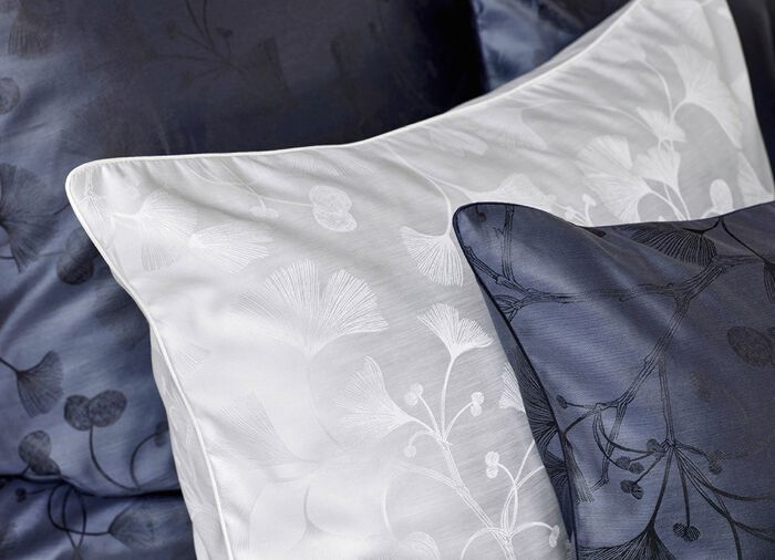 Hochwertige Mako-Brokat-Damast Bettw&auml;sche-Garnitur 