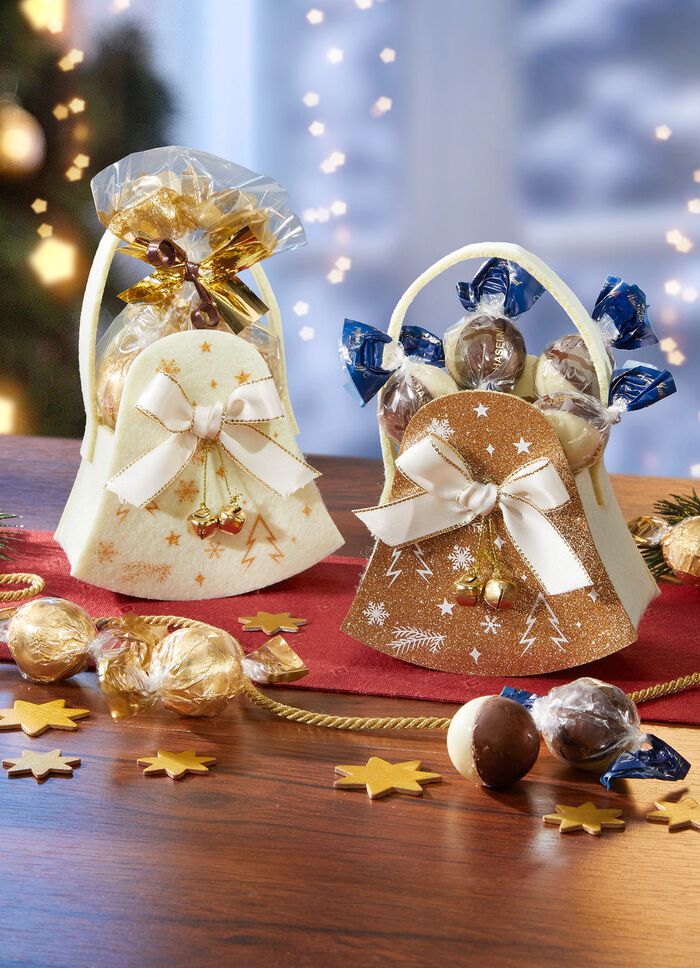 Gef&uuml;llte Filztaschen, 2er-Set 