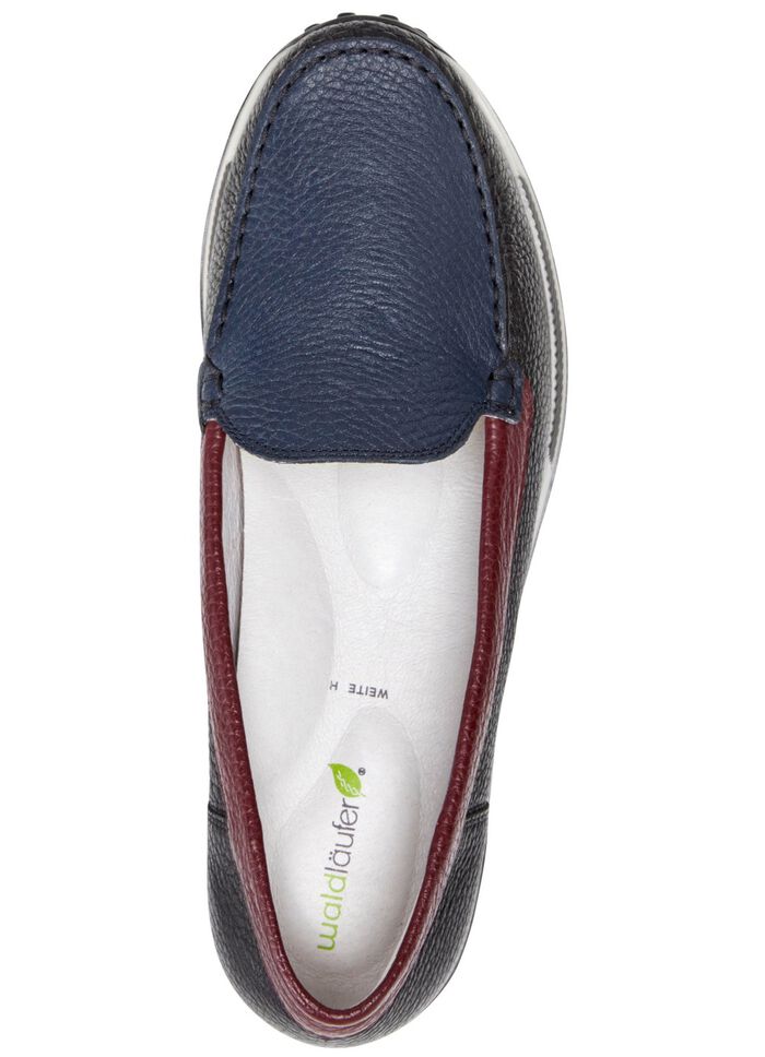 Waldl&auml;ufer Mokassin-Slipper aus edlem, weichem Hirsch-Nappaleder 