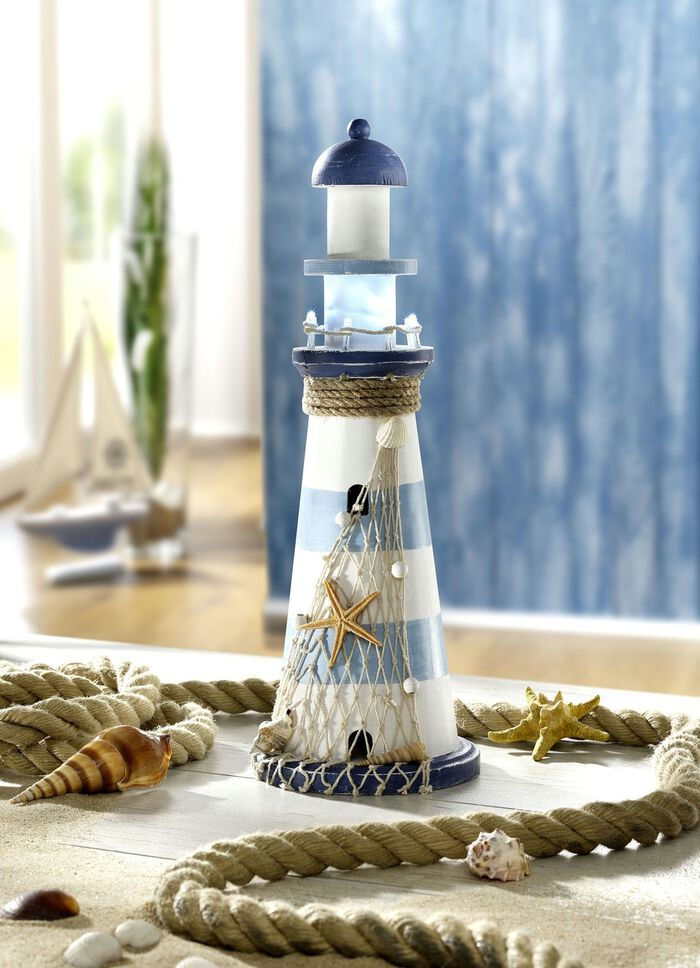 Leuchtturm mit LED-Beleuchtung 