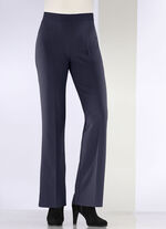 Schicke Hose mit ausgestellter Fu&szlig;weite MARINE