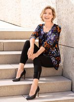 Wundersch&ouml;nes Longshirt mit Pl&auml;ttchenzier 