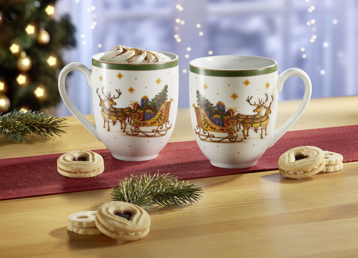 Henkelbecher Happy Wintertime von Hutschenreuther 