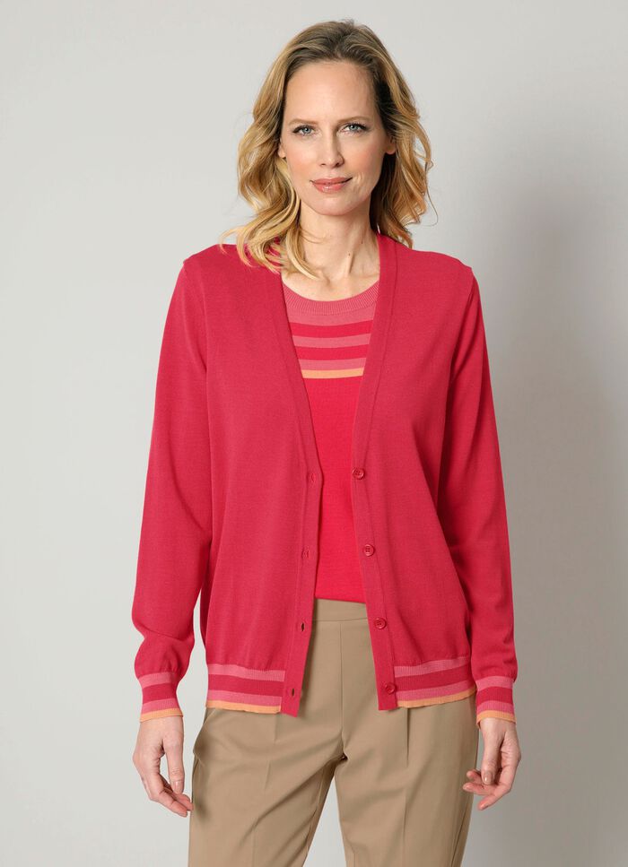 Cardigan in Feinstrick 