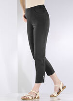 Hose mit dekorativen Zierkn&ouml;pfen SCHWARZ