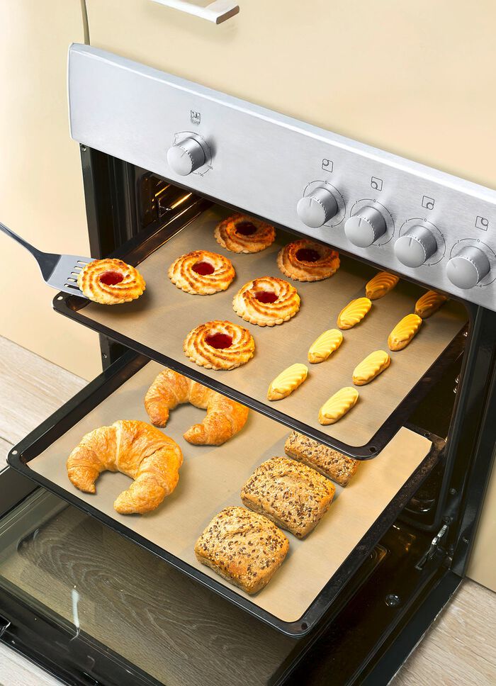 Backfolien-Set, 2-teilig, reißfest BRAUN