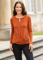 Shirt mit modischer Knotenoptik 