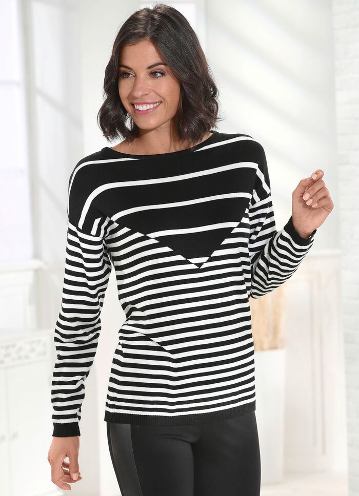 Pullover in Feinstrick 