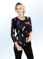 Shirt mit farbbrillantem Inkjet-Druck 