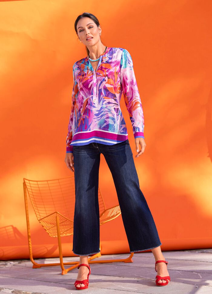 Tunika mit sch&ouml;ner Bord&uuml;re 