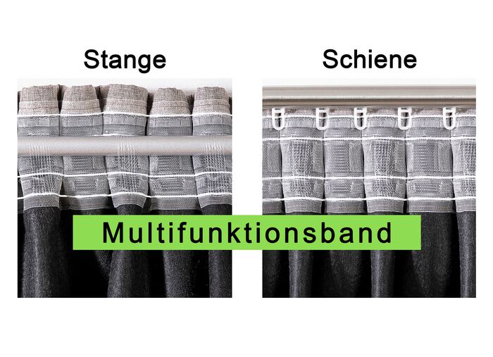 Bestickte &Uuml;bergardine 