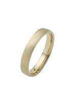 Satinierter Trauring aus Gold 