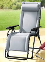 Relaxliege mit schnelltrocknendem Bezug GRAU