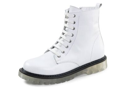 Gemini Schn&uuml;r-Stiefelette aus weichem Rind-Nappaleder 