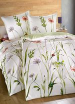 Mako-Satin Bettw&auml;sche-Garnitur mit Rei&szlig;verschluss 