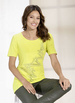 Shirt mit dekorativer Plättchenzier  KIWI