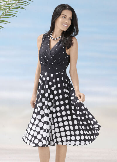 Laurina Kleid mit ausgestelltem Rockteil 